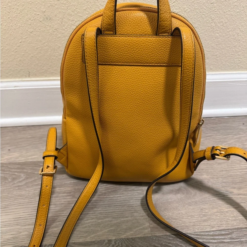 Michael Kors Saffron Leather Backpack - Picture 3 of 5